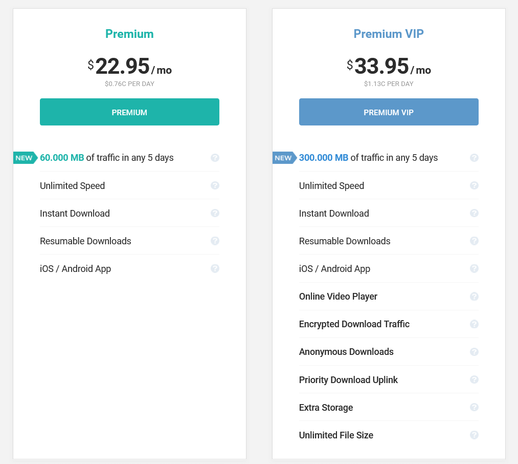 Odkrywanie planów premium Filejoker