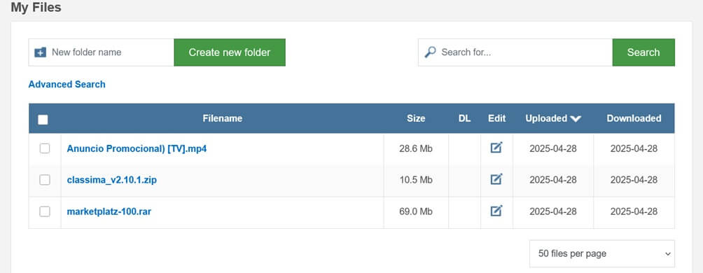 Udostępnianie plików innym