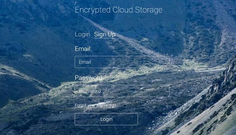 Filejoker login page